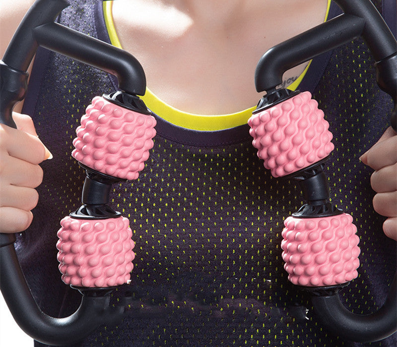 Massage Roller for Neck Thigh Calf and Leg, Personal Muscle Handheld Deep Tissue Trigger Point Foam Myofacial Tools Pro Recovery