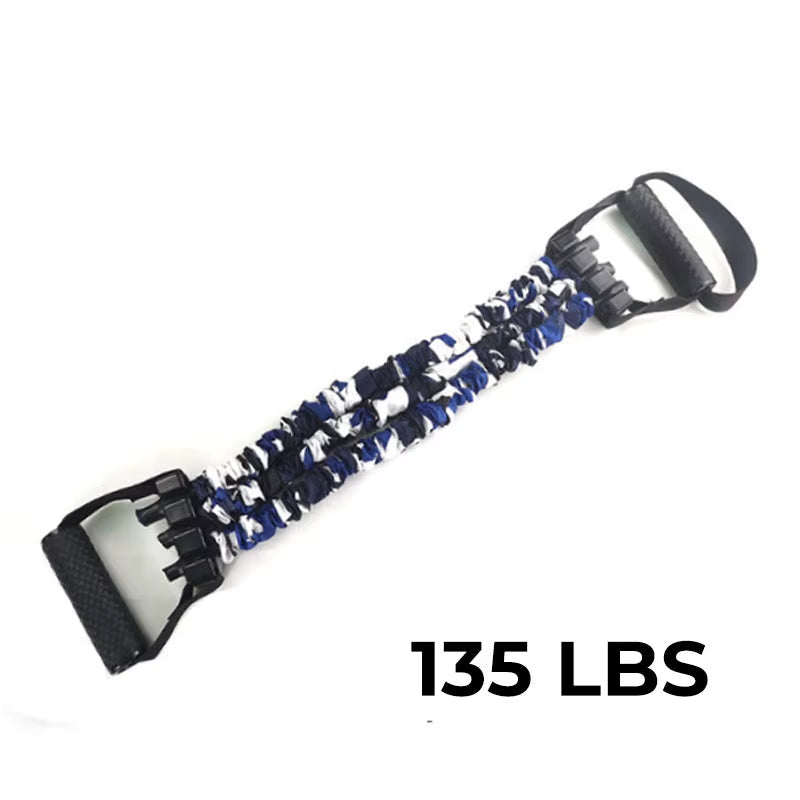 3-Way Natural Latex Resistance Band Arm Strength Tension Device Adjustable Chest Expander Training Fitness Tension Pull Rope