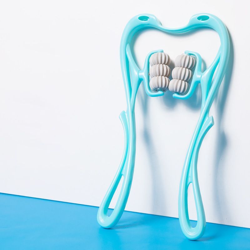 This multi-functional manual neck massager provides six neck pain relief features and can be used anywhere, anytime, without needing assistance.